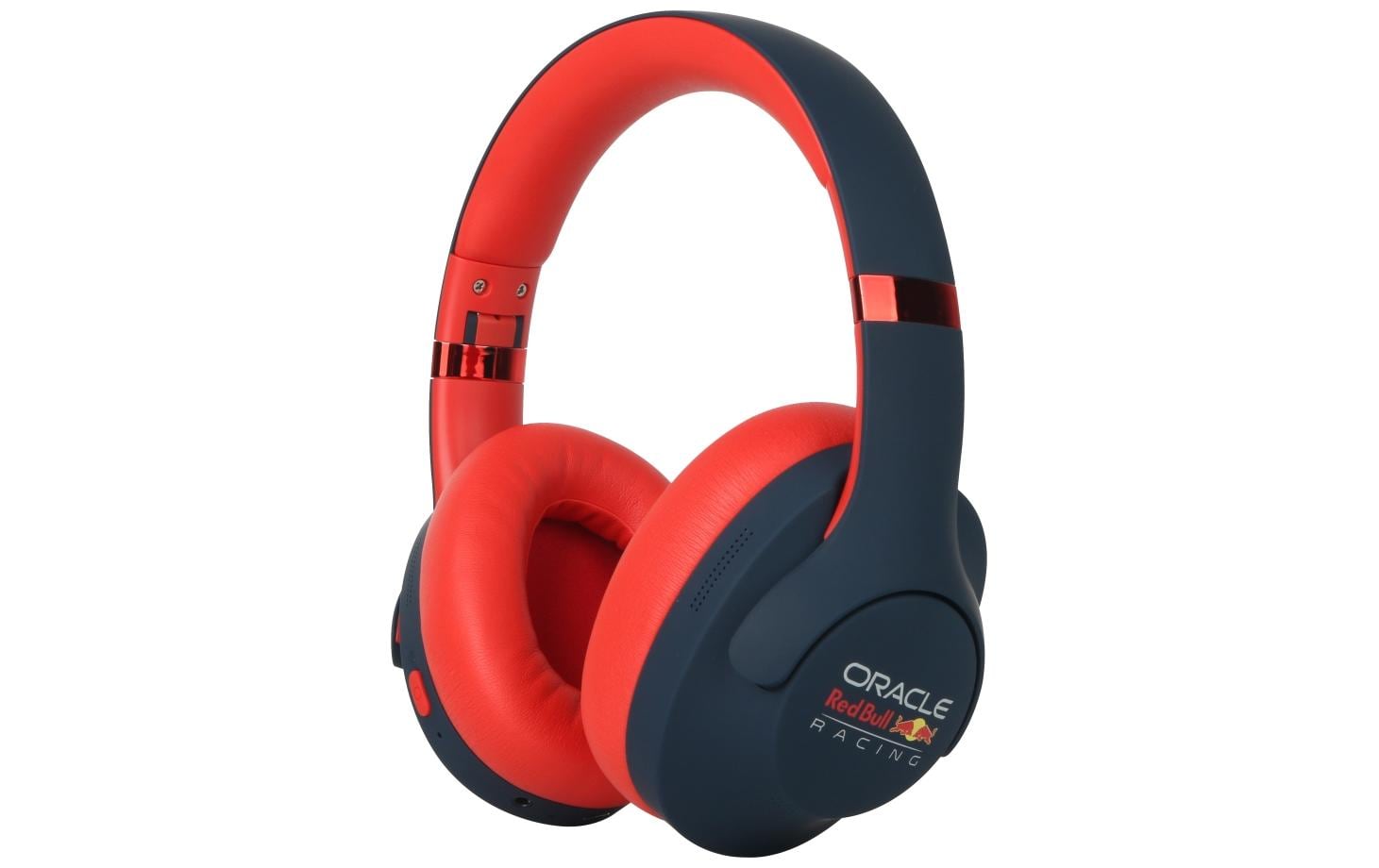 Red Bull Racing Oracle Red Bull Racing RB-HP130 Over-Ear Kopfhörer – BT, USB-C, für Android, iOS, Dunkelblau/Rot, BT 5.3