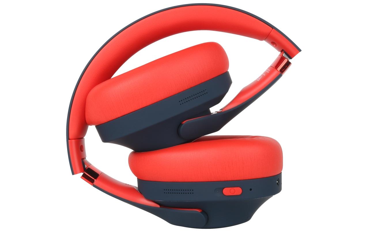 Red Bull Racing Oracle Red Bull Racing RB-HP130 Over-Ear Kopfhörer – BT, USB-C, für Android, iOS, Dunkelblau/Rot, BT 5.3