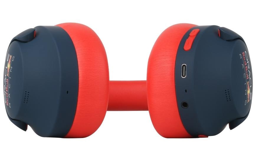 Red Bull Racing Oracle Red Bull Racing RB-HP130 Over-Ear Kopfhörer – BT, USB-C, für Android, iOS, Dunkelblau/Rot, BT 5.3