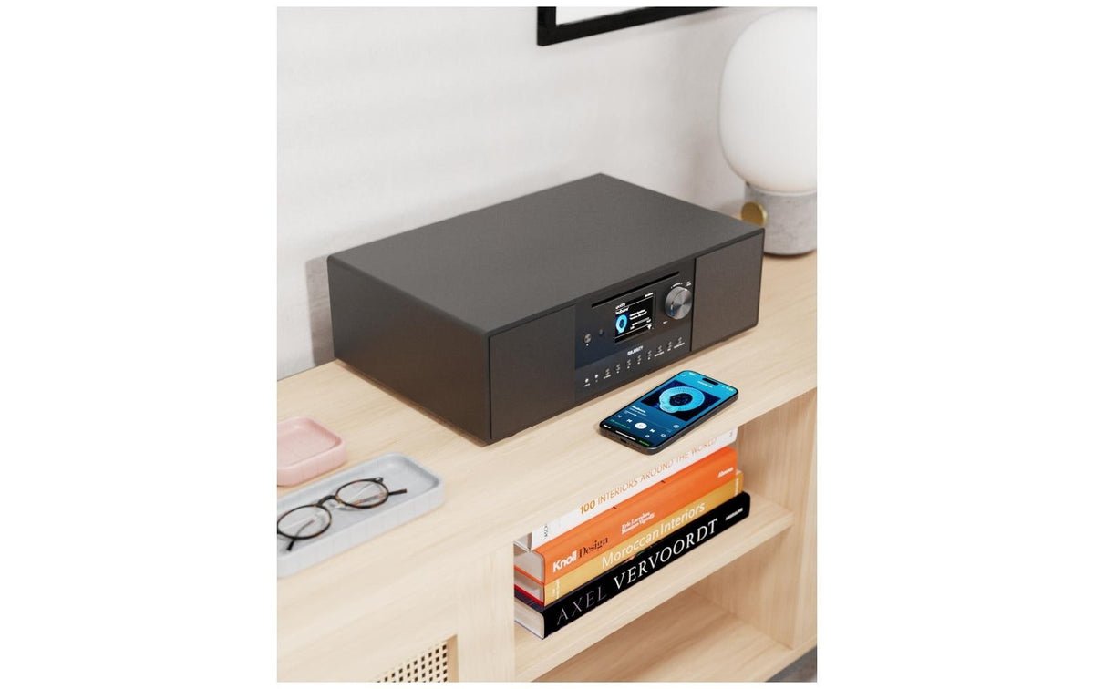 Majority Quadriga – Internetradio, DAB+/UKW, CD, Bluetooth, WLAN – Schwarz