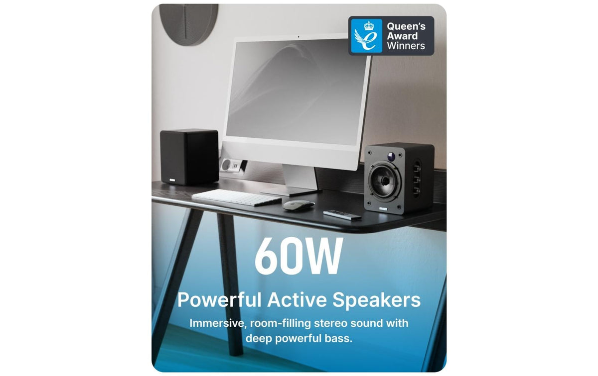Majority D50X – Aktivlautsprecher – 60 W – Schwarz