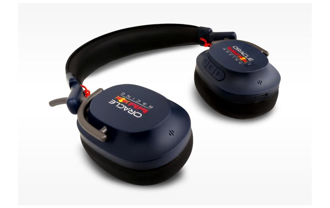 Red Bull Racing Oracle Red Bull Racing RB-HP100 Over-Ear Kopfhörer – Stereo, BT 5.3, ANC, Blau/Schwarz