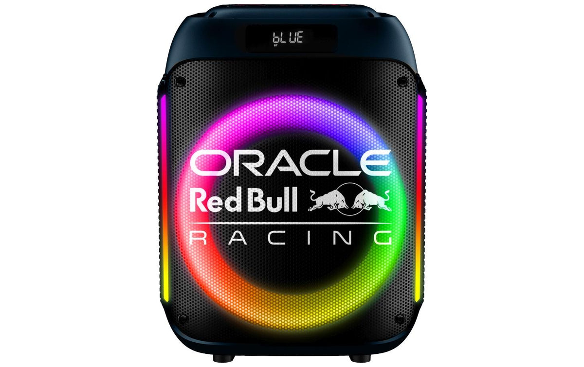 Red Bull Racing Oracle Red Bull Racing RB-SK250 – Party-Lautsprecher – 40 W, LED, IPX5, 3 h, Schwarz