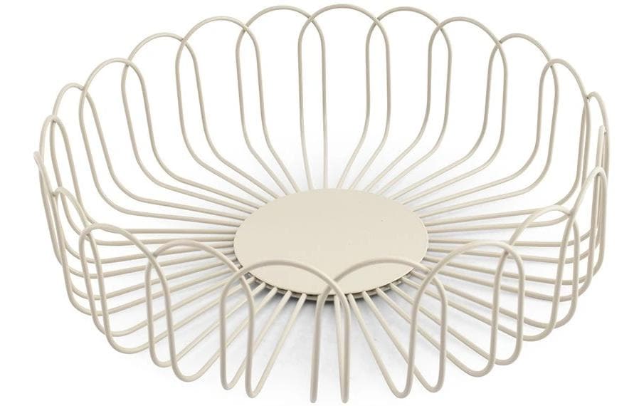 Ona Schale – Ø 26,5 cm, H 7,5 cm, Metall, Grau