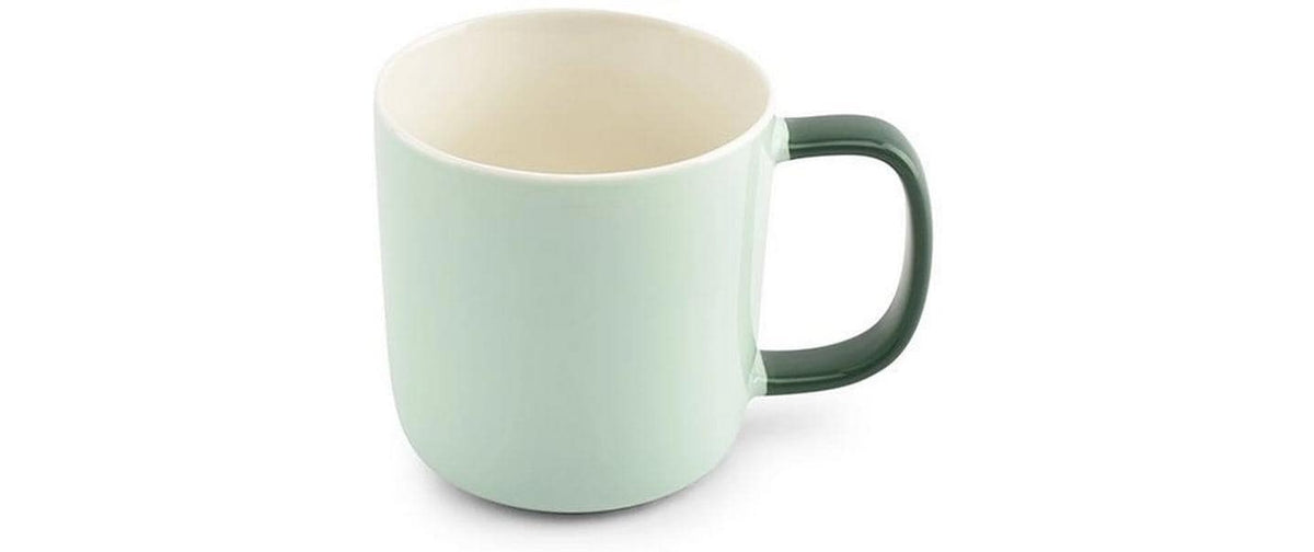 ONA Becher Mae – 370 ml, Ø 8,8 cm, H 9,0 cm, Porzellan, Grün, spülmaschinenfest, mikrowellengeeignet