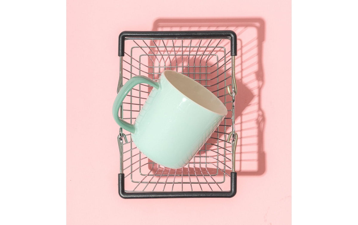 ONA Universaltasse Mae – 370 ml, Ø 9 cm, Porzellan, Türkis, spülmaschinenfest, mikrowellengeeignet