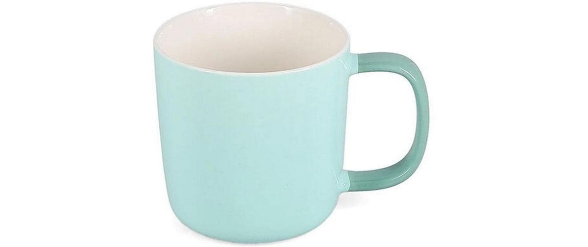 ONA Universaltasse Mae – 370 ml, Ø 9 cm, Porzellan, Türkis, spülmaschinenfest, mikrowellengeeignet