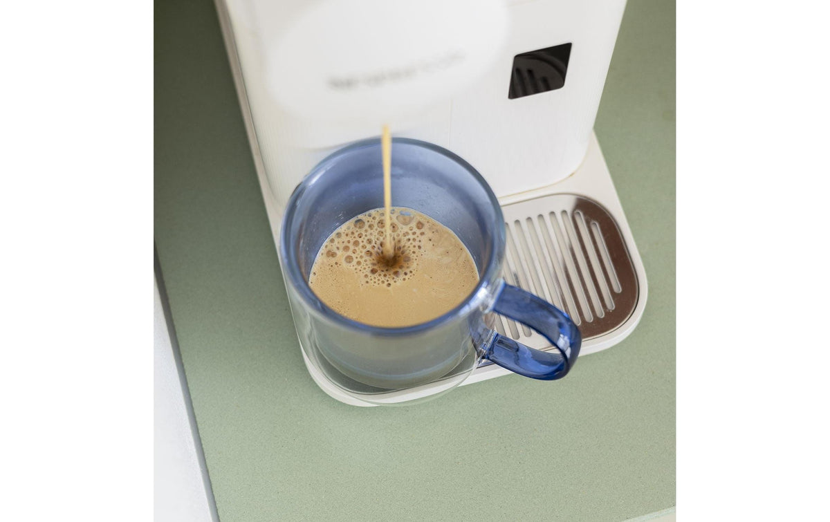 Ona Teetasse – 270 ml, Ø 8,5 cm, Borosilikatglas, Blau, doppelwandig