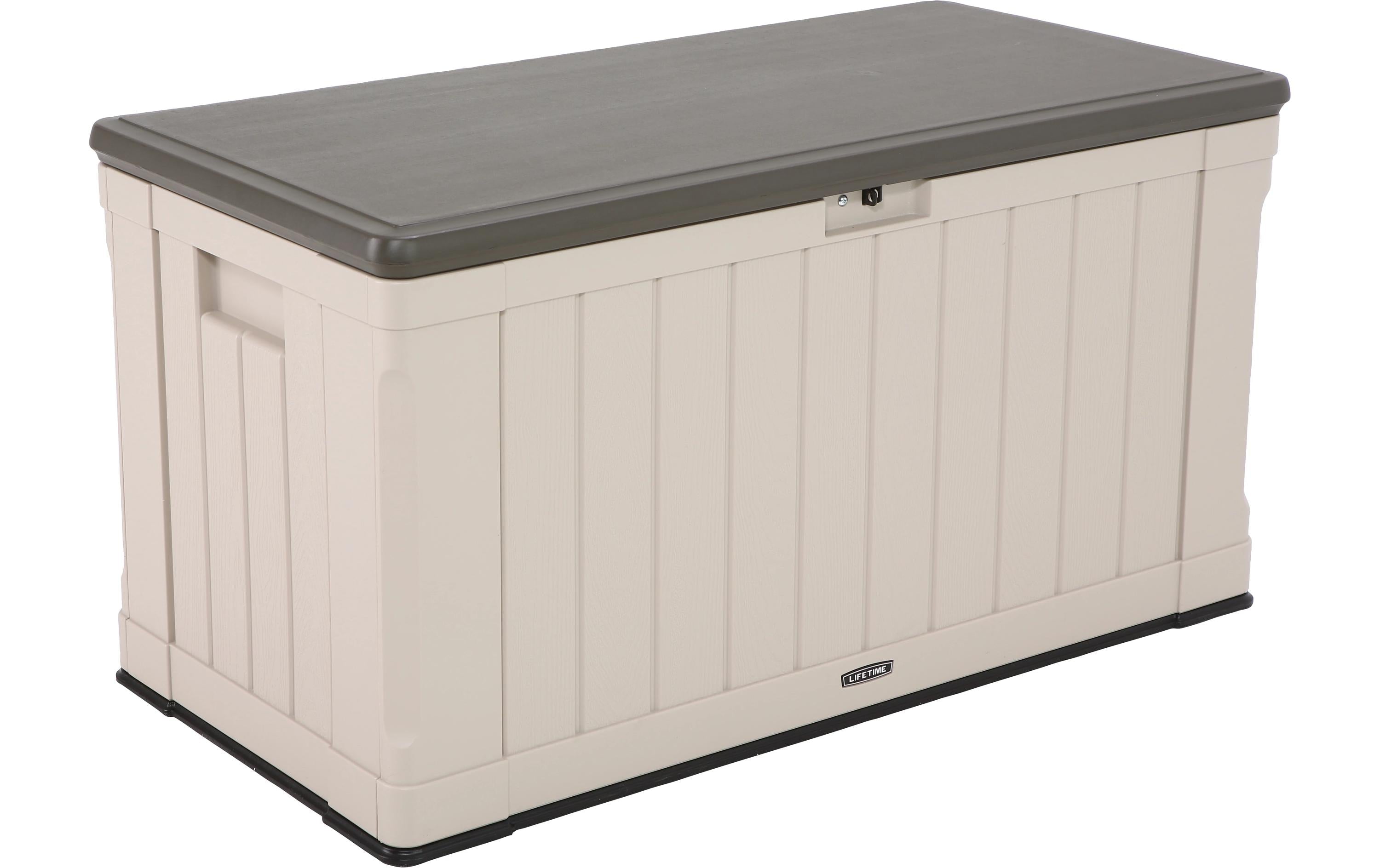Lifetime Brands Lifetime Harmony Aufbewahrungsbox 440 L – Kunststoff – Beige/Braun – Doppelwandig – 1280 × 670 × 640 mm