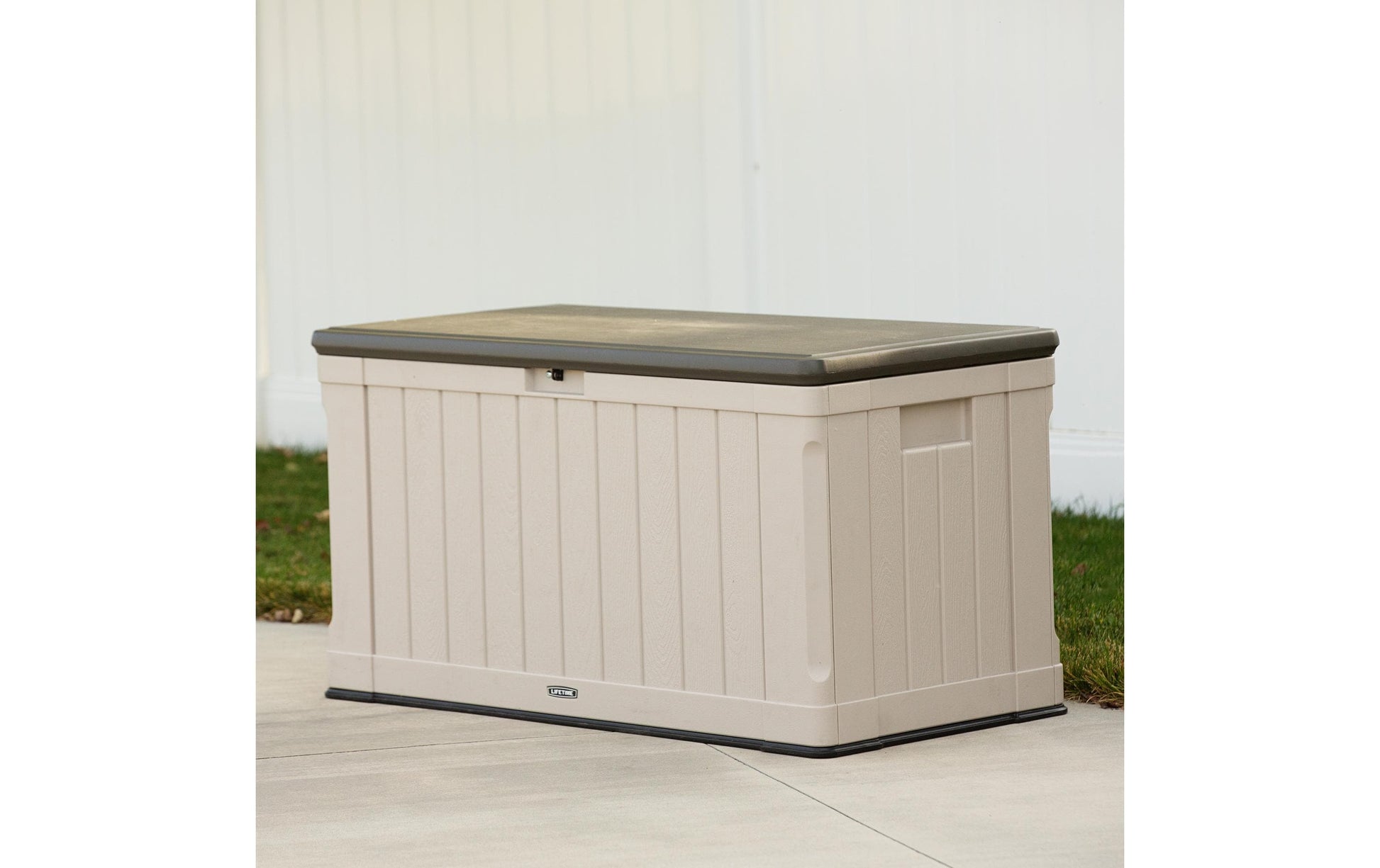Lifetime Brands Lifetime Harmony Aufbewahrungsbox 440 L – Kunststoff – Beige/Braun – Doppelwandig – 1280 × 670 × 640 mm