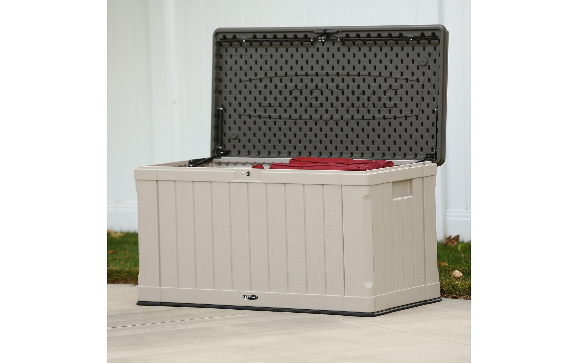 Lifetime Brands Lifetime Harmony Aufbewahrungsbox 440 L – Kunststoff – Beige/Braun – Doppelwandig – 1280 × 670 × 640 mm