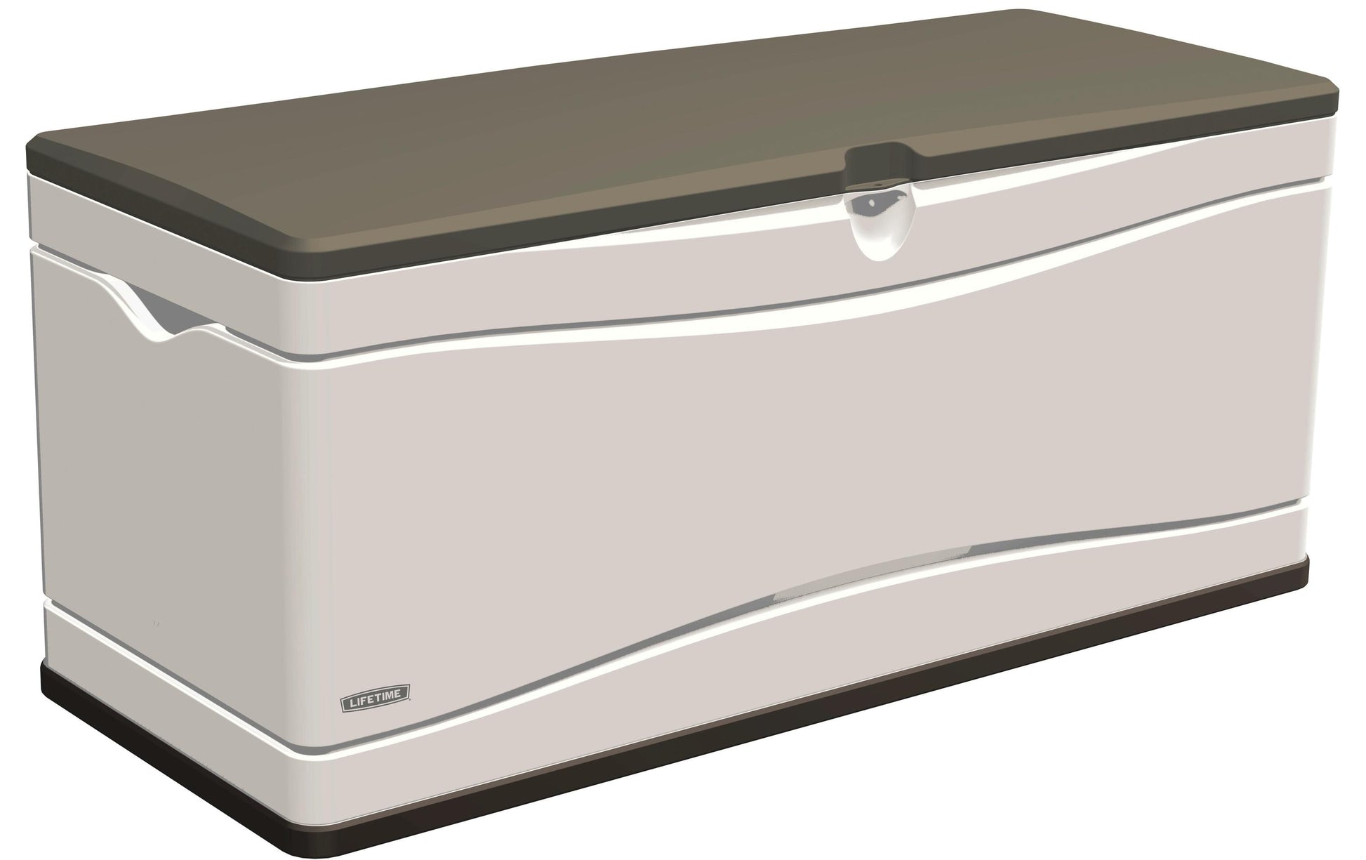 Lifetime Brands LIFETIME Aufbewahrungsbox 495 L – Kunststoff – Beige – UV-Schutz, Wasserfest – 1500 × 680 × 610 mm