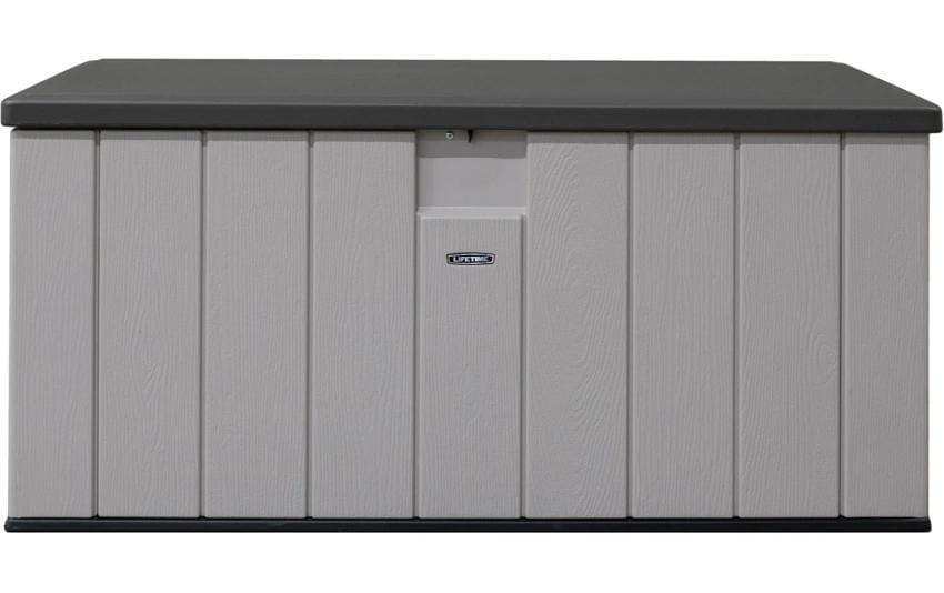 Lifetime Brands Lifetime Kissenbox Aufbewahrungsbox 568 l – Kunststoff – Sand – 1510 × 700 × 720 mm