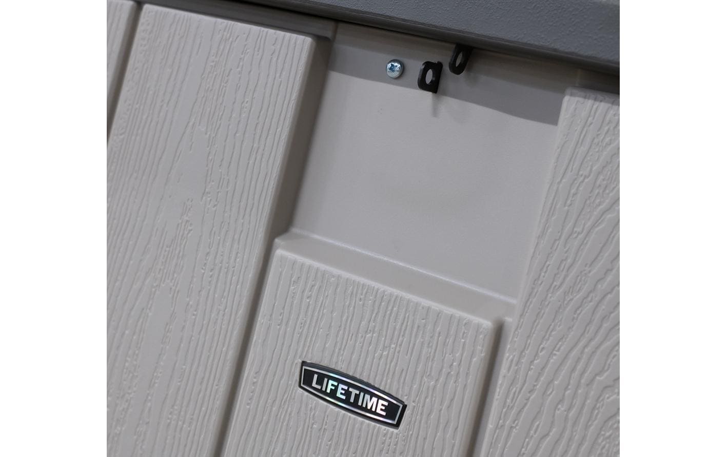 Lifetime Brands Lifetime Kissenbox Aufbewahrungsbox 568 l – Kunststoff – Sand – 1510 × 700 × 720 mm