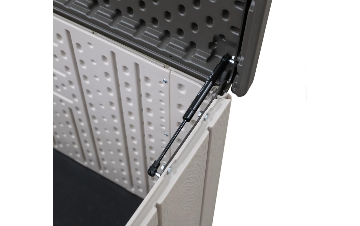 Lifetime Brands Lifetime Kissenbox Aufbewahrungsbox 568 l – Kunststoff – Sand – 1510 × 700 × 720 mm