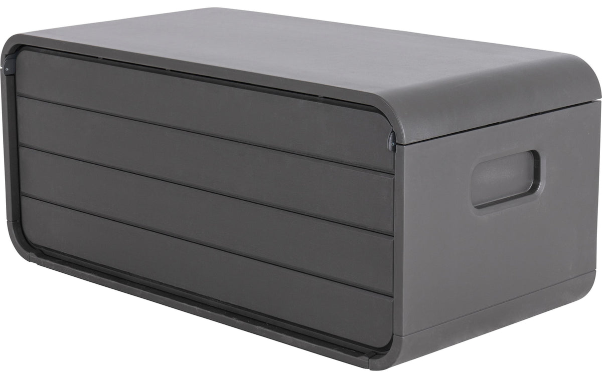 Lifetime Brands Lifetime Aufbewahrungsbox 515 L (mit Deckel) – Kunststoff – Anthrazit – 1470 × 645 × 720 mm
