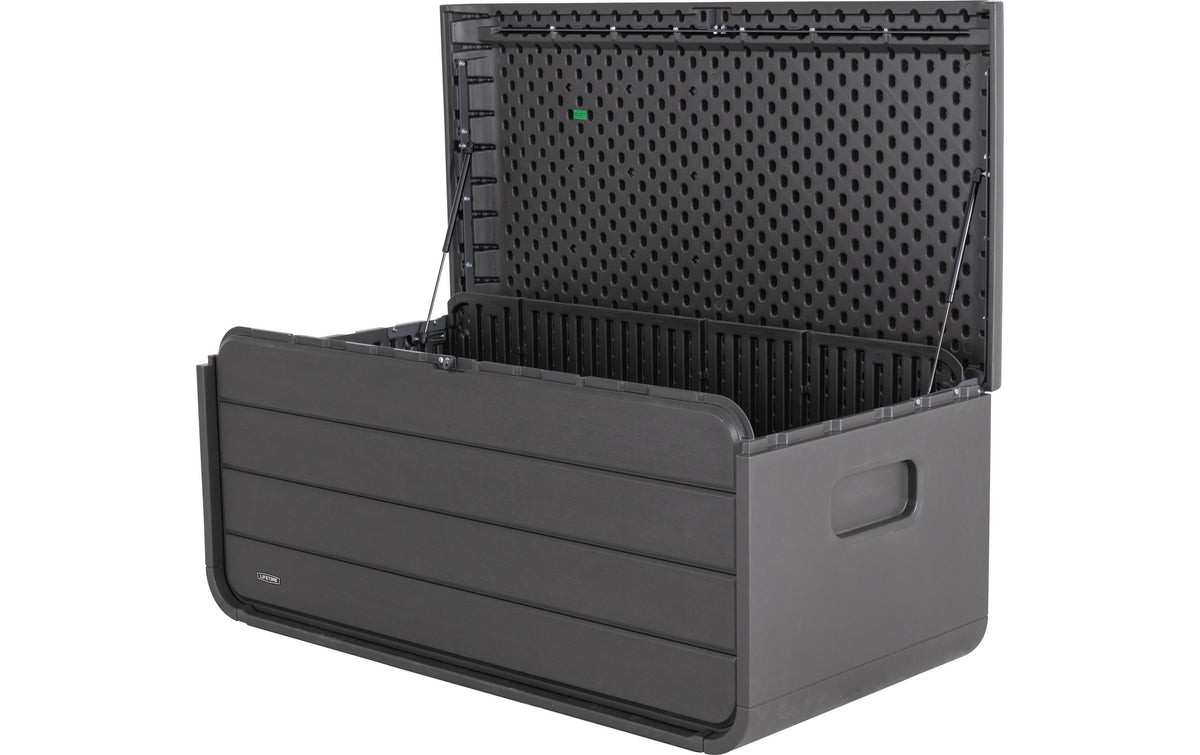Lifetime Brands Lifetime Aufbewahrungsbox 515 L (mit Deckel) – Kunststoff – Anthrazit – 1470 × 645 × 720 mm