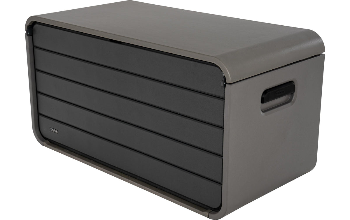 Lifetime Brands Lifetime Aufbewahrungsbox 625 L – Kunststoff – Anthrazit – UV-beständig, wasserfest – 1467 × 772 × 724 mm