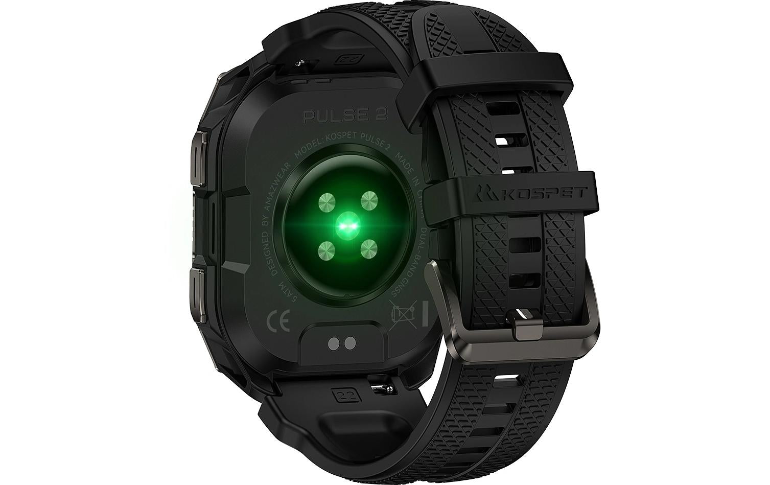 Kospet Pulse 2 GPS – Polymer Schwarz, 50 m, für Android, iPhone