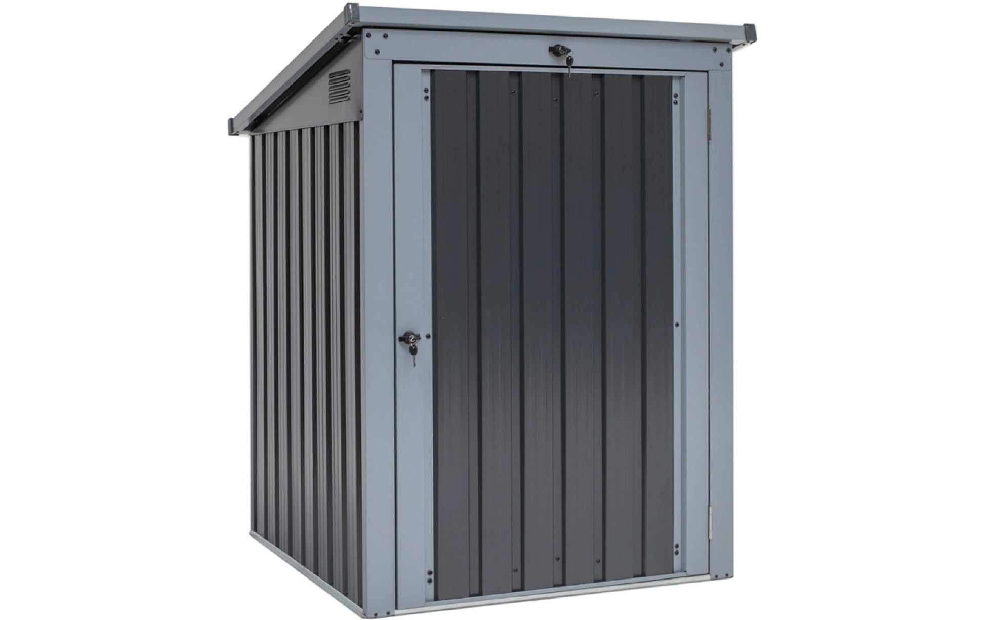 Westmann Mülltonnenbox 240 l – Stahl – Anthrazit – Witterungsbeständig, Kratzfest – 1040 × 1340 × 1010 mm