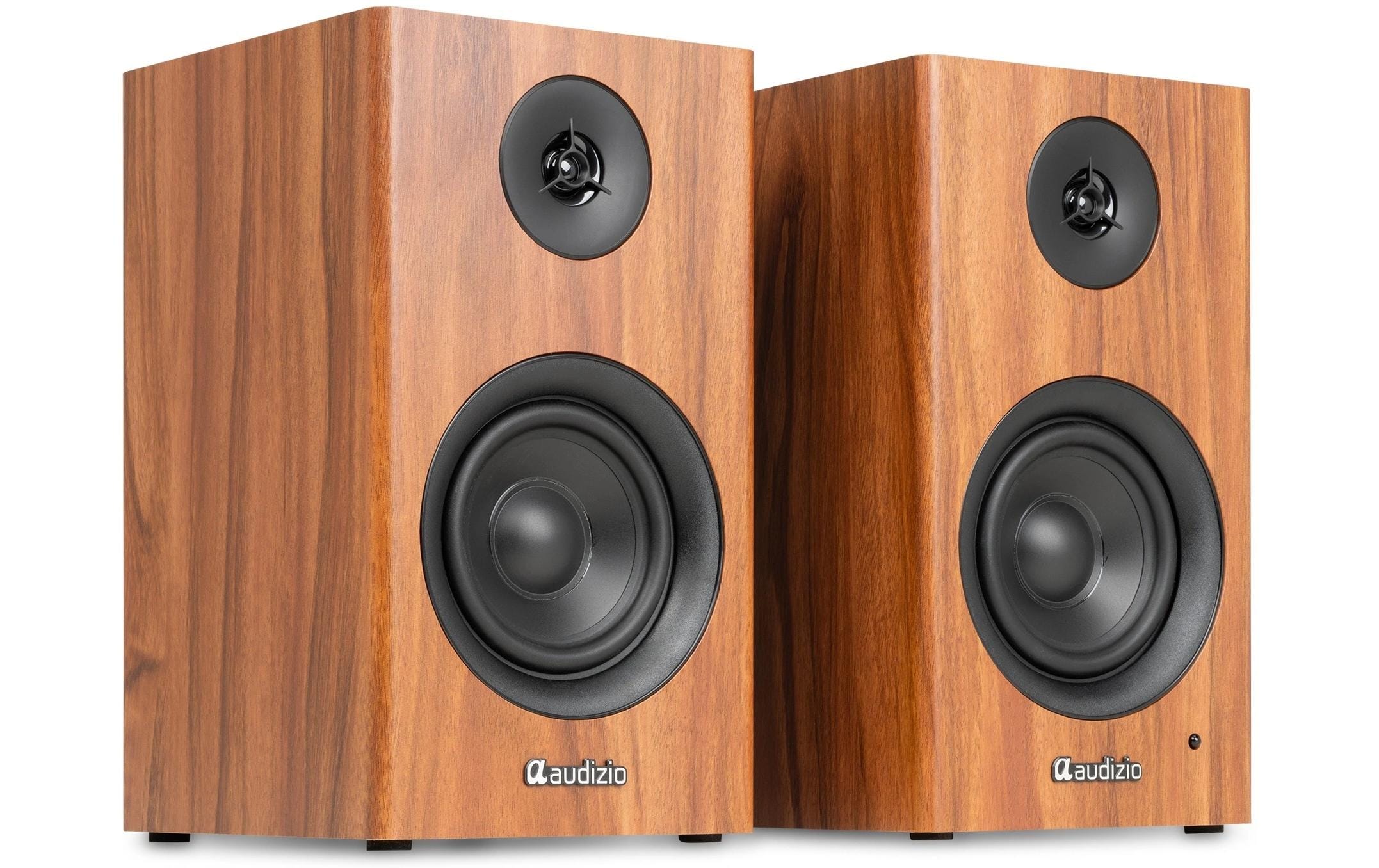 Audizio BS15-WLN – Aktivlautsprecher (Paar) – 60 W, 4" Tieftöner, Braun