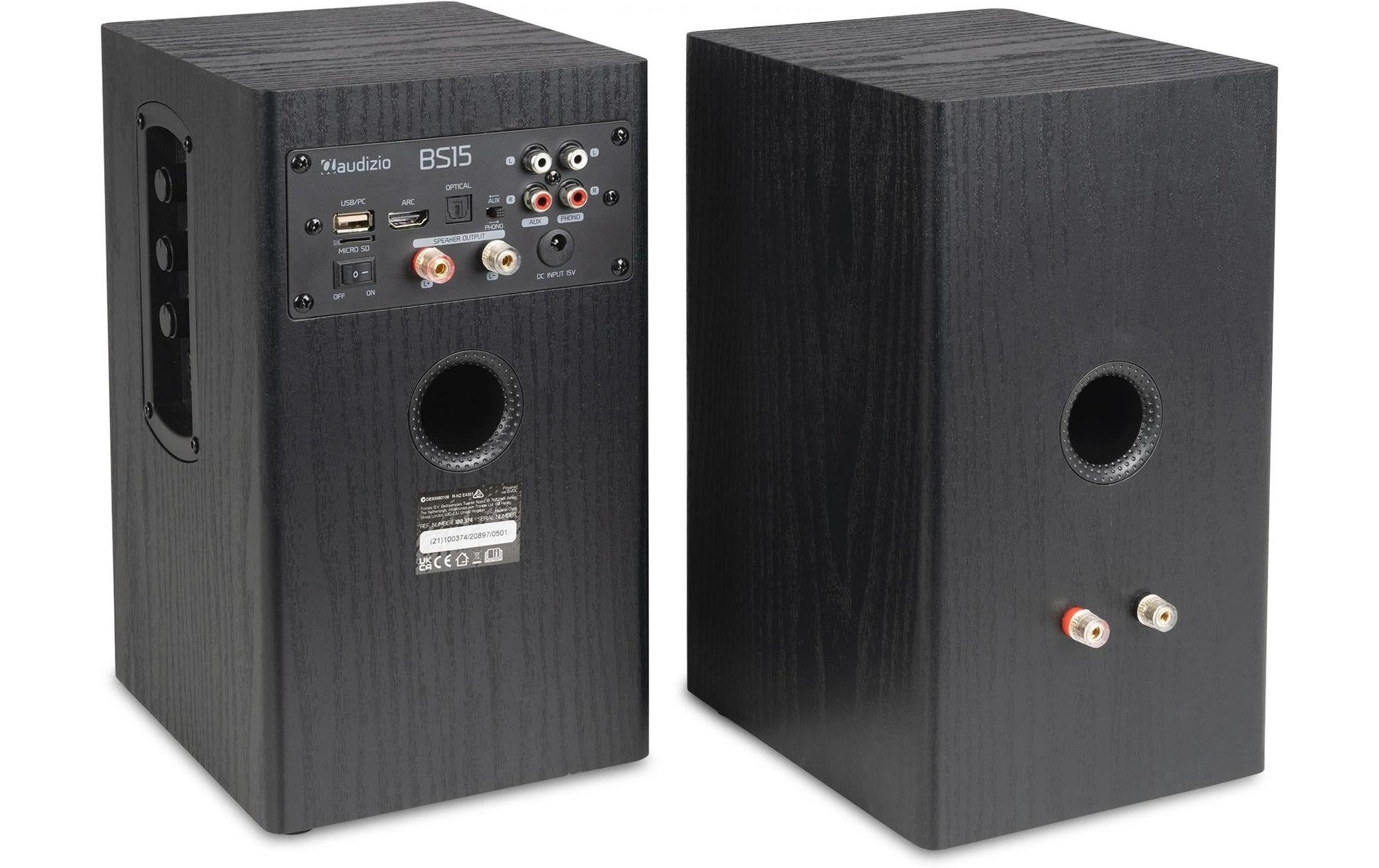 Audizio BS15-BK – Aktivlautsprecher – 60 W – Schwarz
