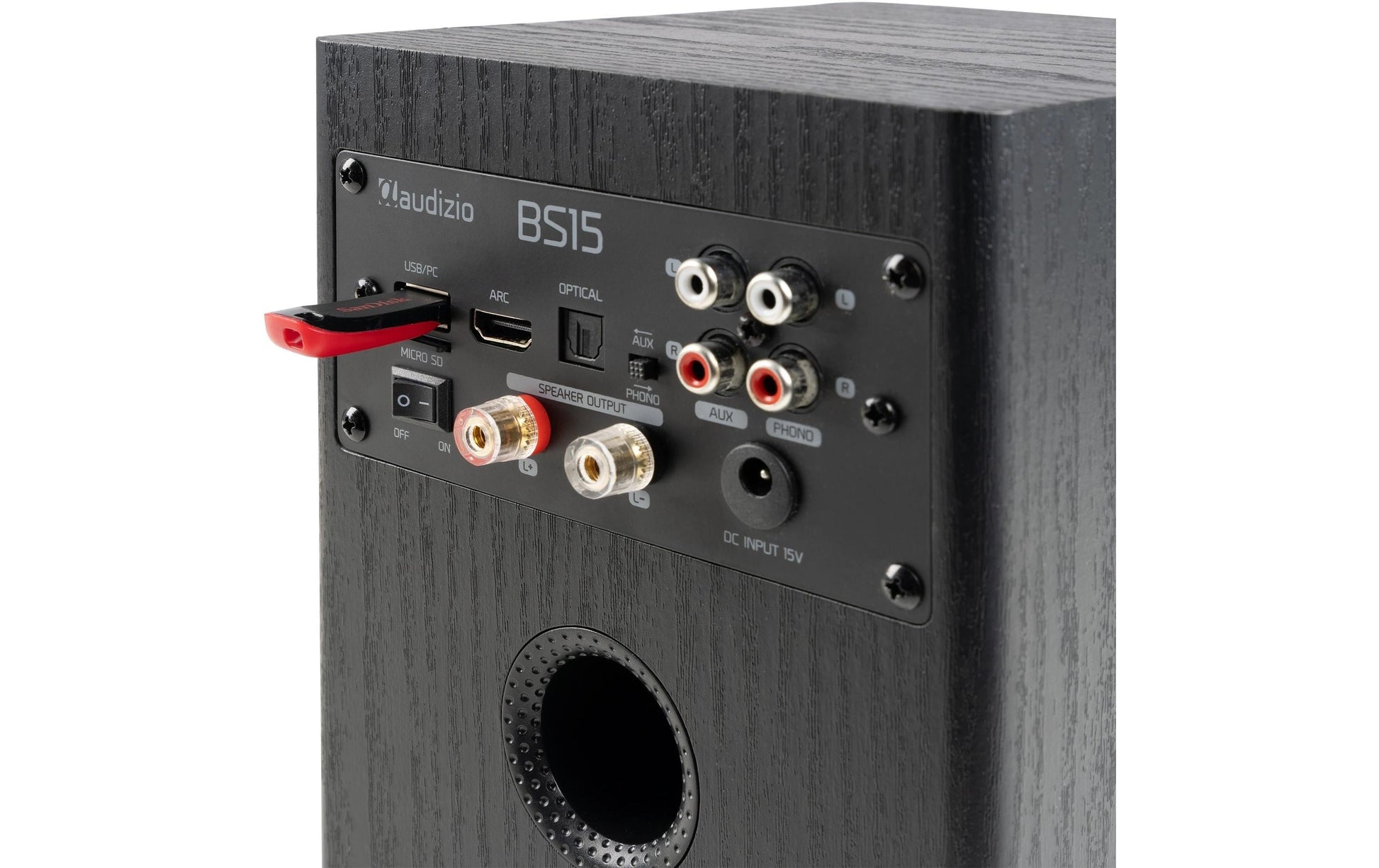 Audizio BS15-BK – Aktivlautsprecher – 60 W – Schwarz