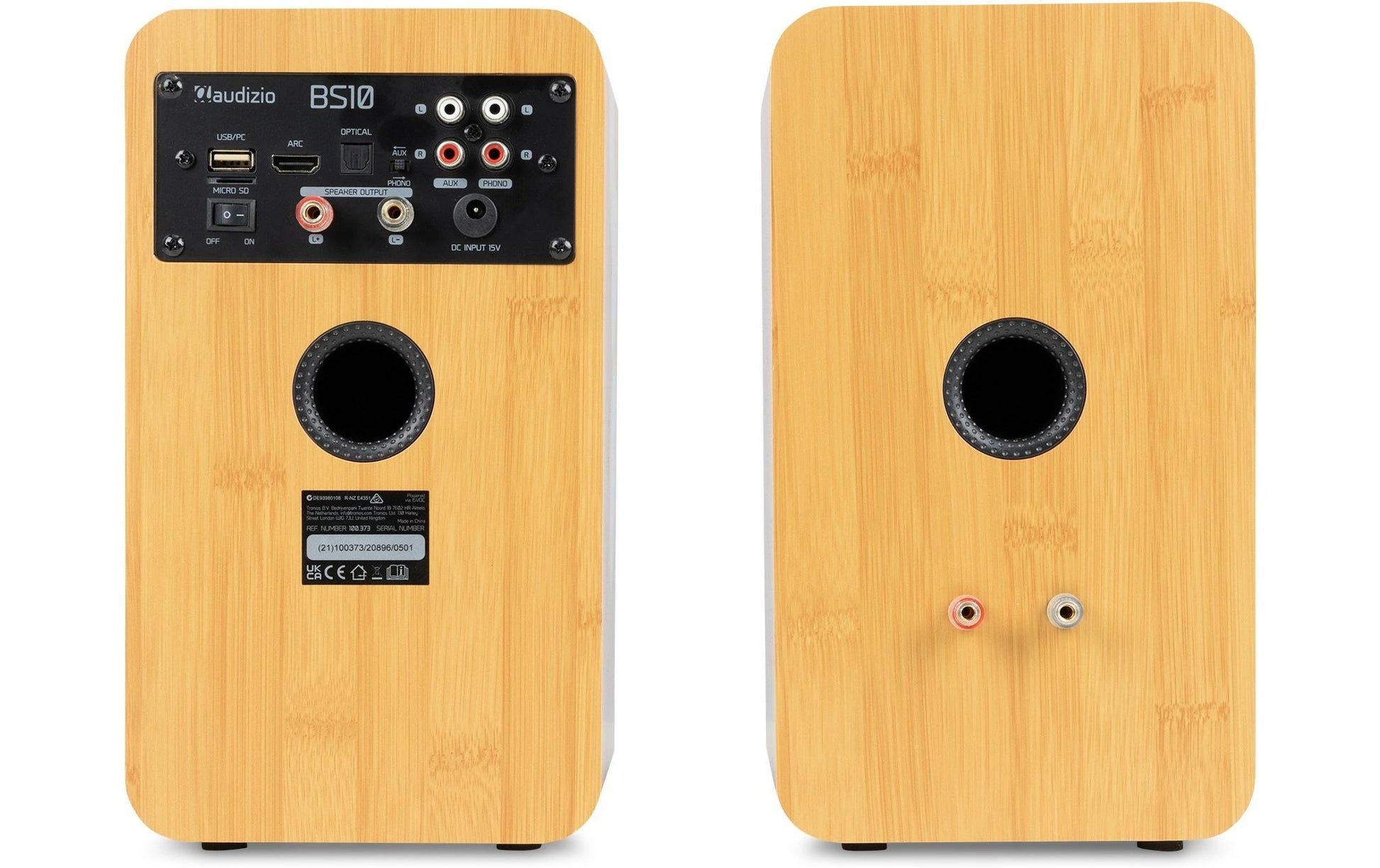 Audizio BS10-BMB – Aktivlautsprecher – 80 W – Braun