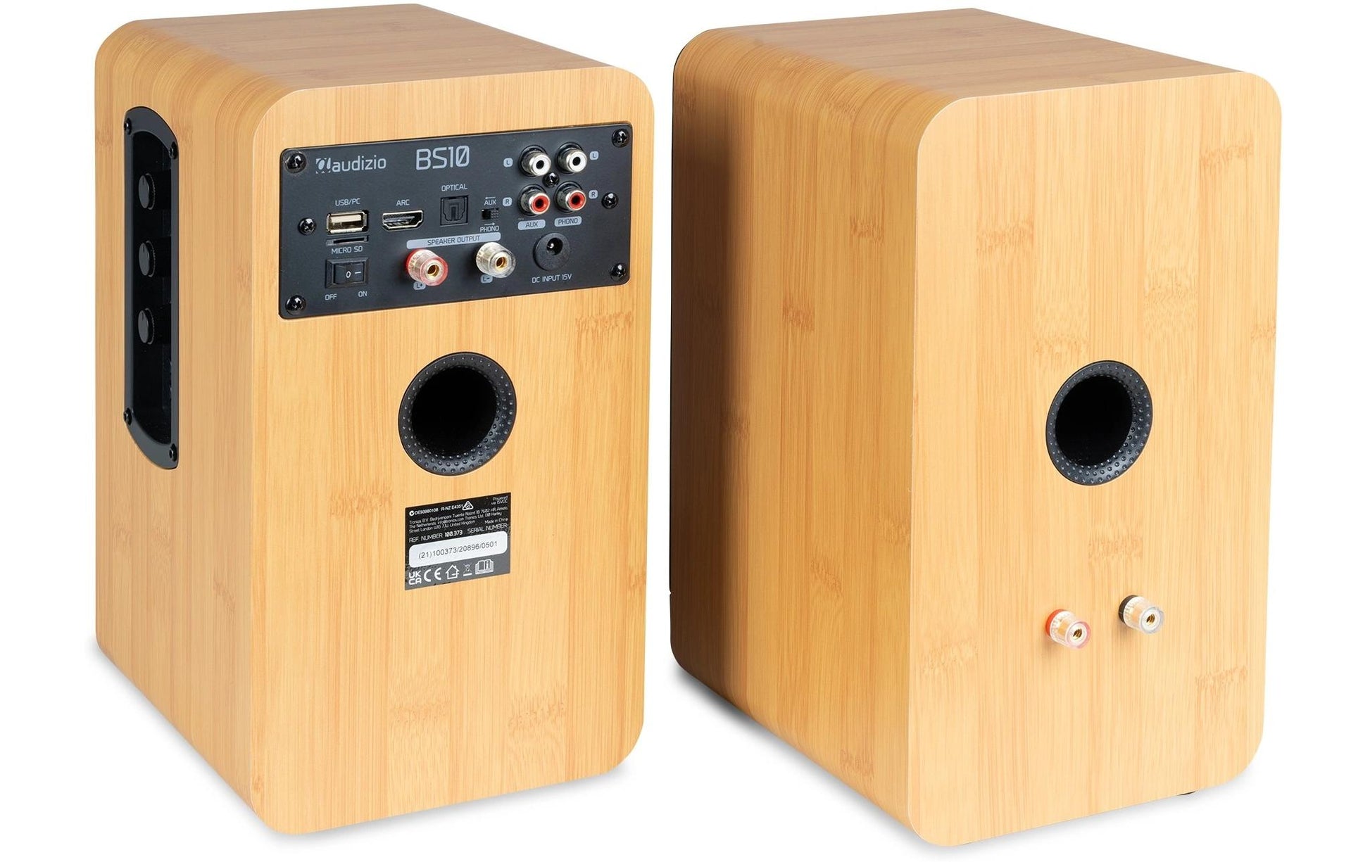 Audizio BS10-BMB – Aktivlautsprecher – 80 W – Braun