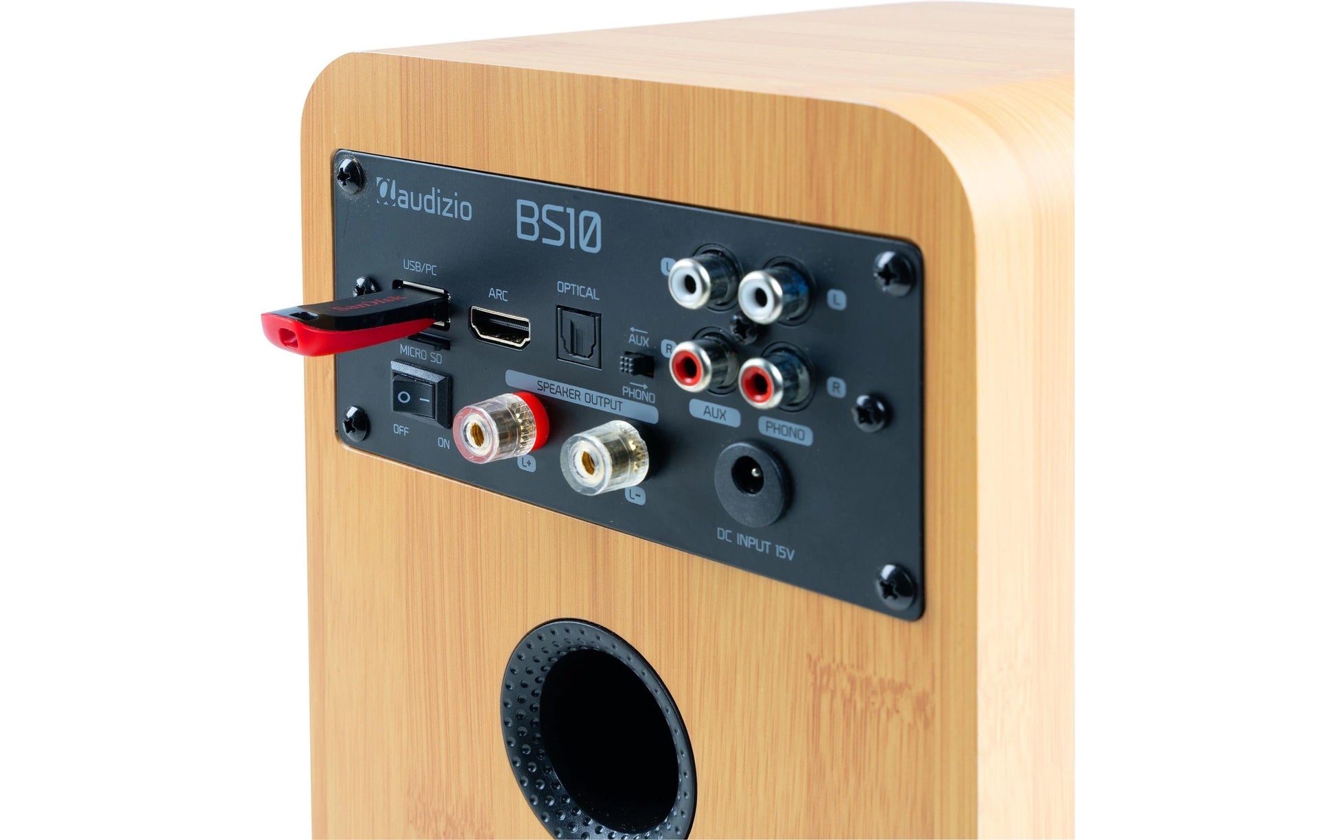 Audizio BS10-BMB – Aktivlautsprecher – 80 W – Braun