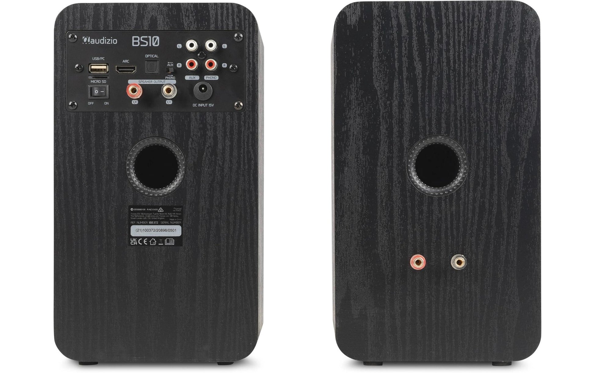 Audizio BS10-BK – Aktivlautsprecher – 80 W – Schwarz