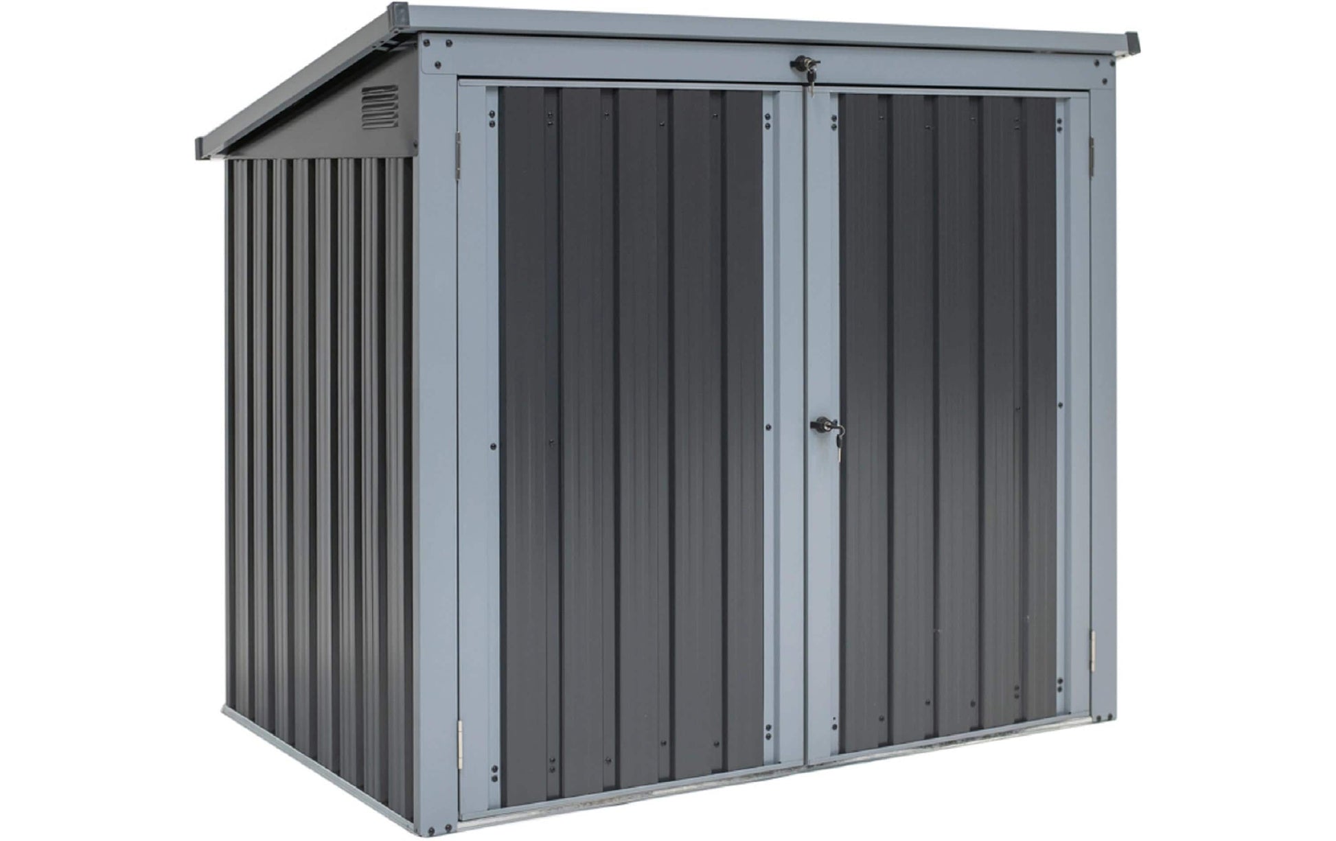 Westmann Recyclingbox – 480 l – Stahl, Rechteckig – 2-fach – Anthrazit – Witterungsbeständig
