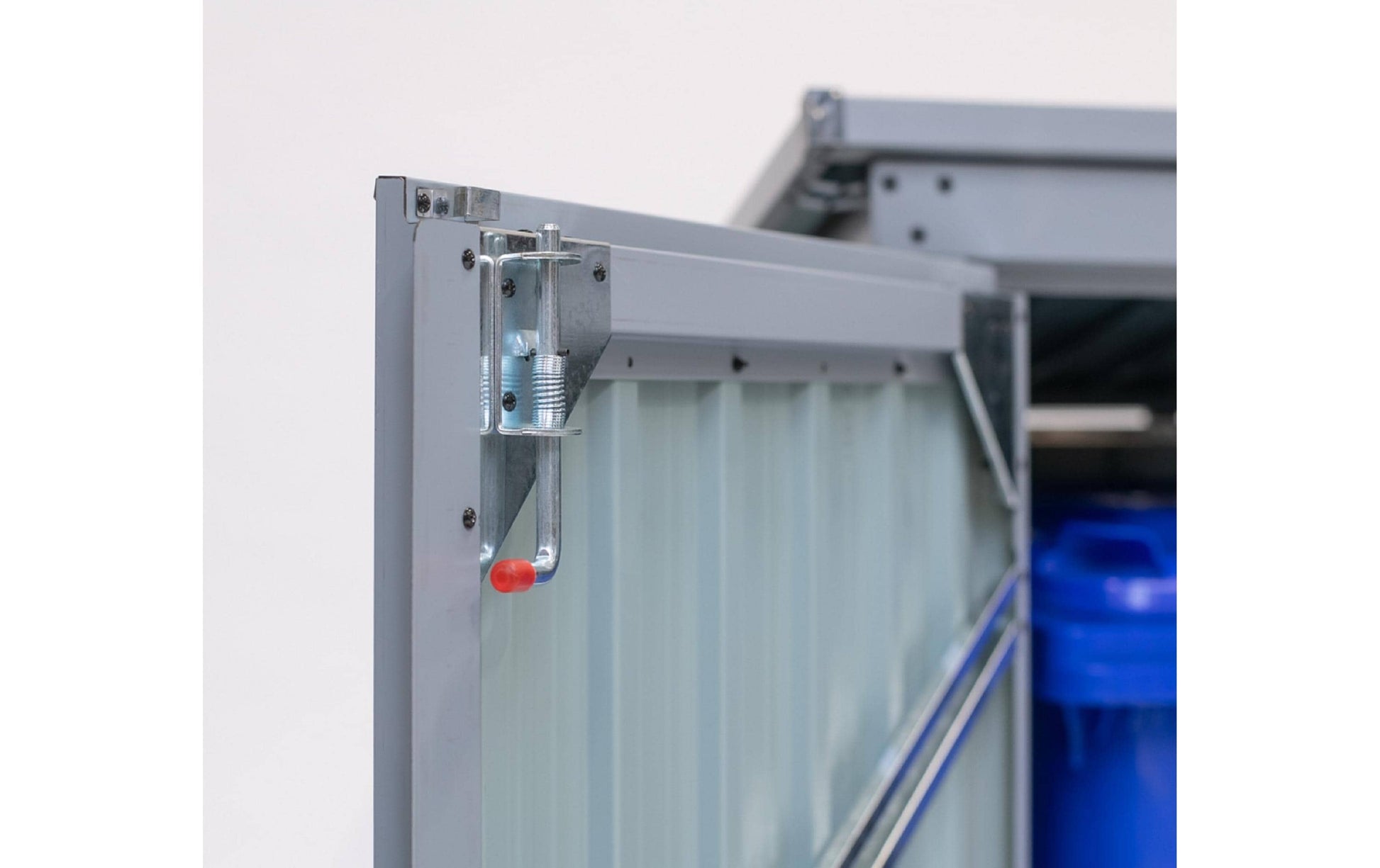 Westmann Recyclingbox – 480 l – Stahl, Rechteckig – 2-fach – Anthrazit – Witterungsbeständig