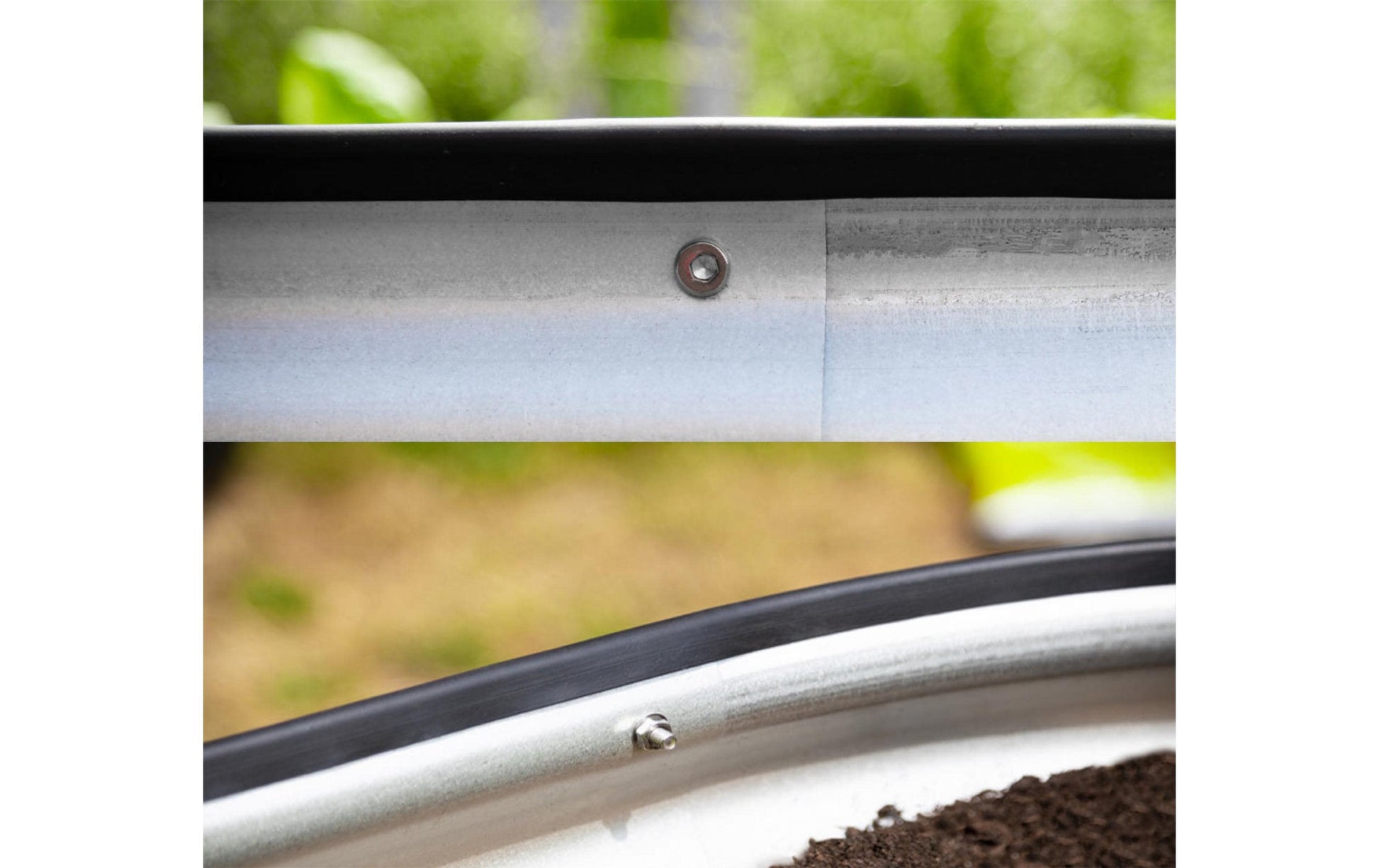 Westmann Grow Faster Hochbeet – 160 × 82 × 80 cm – Metall, silber
