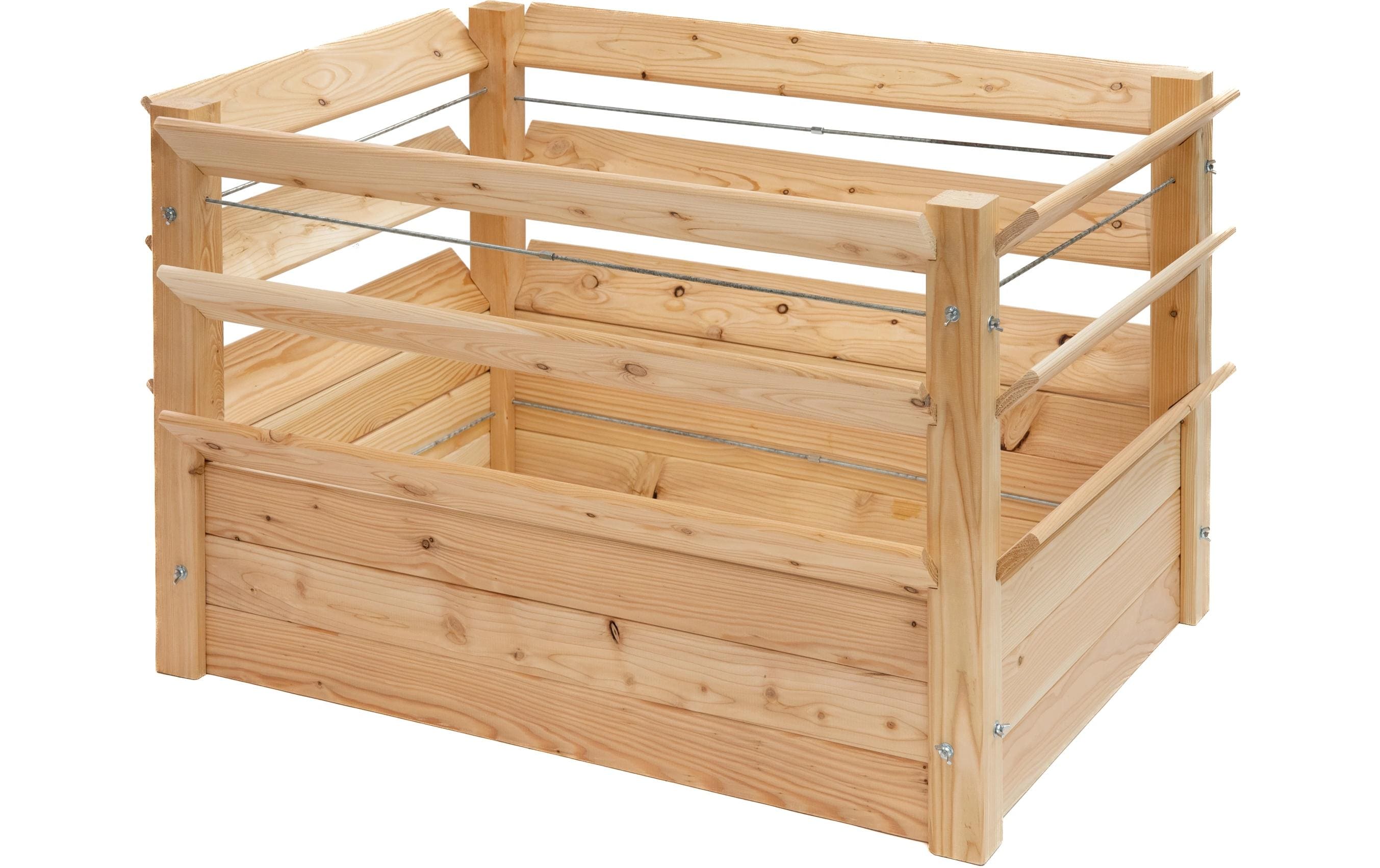 Westmann Hochbeet – 124 × 73 × 91 cm – Lärche