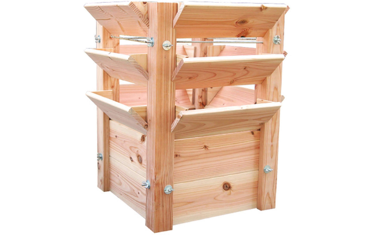 Westmann Premium L Hochbeet – 65 × 65 × 73 cm – Lärche, mehrfarbig