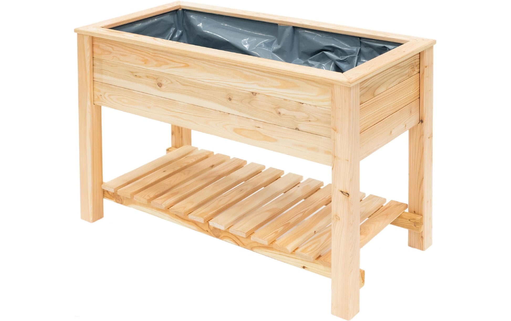 Westmann Emily Hochbeet – 120 × 65 × 75 cm – Lärche, inkl. Ablage