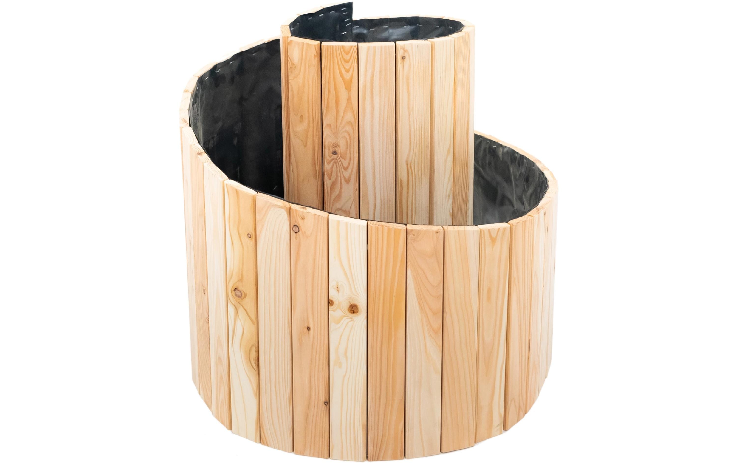 Westmann Kräuterspirale Luise – 55 × 77 × 55 cm – Lärche, für Balkon, Garten & Terrasse