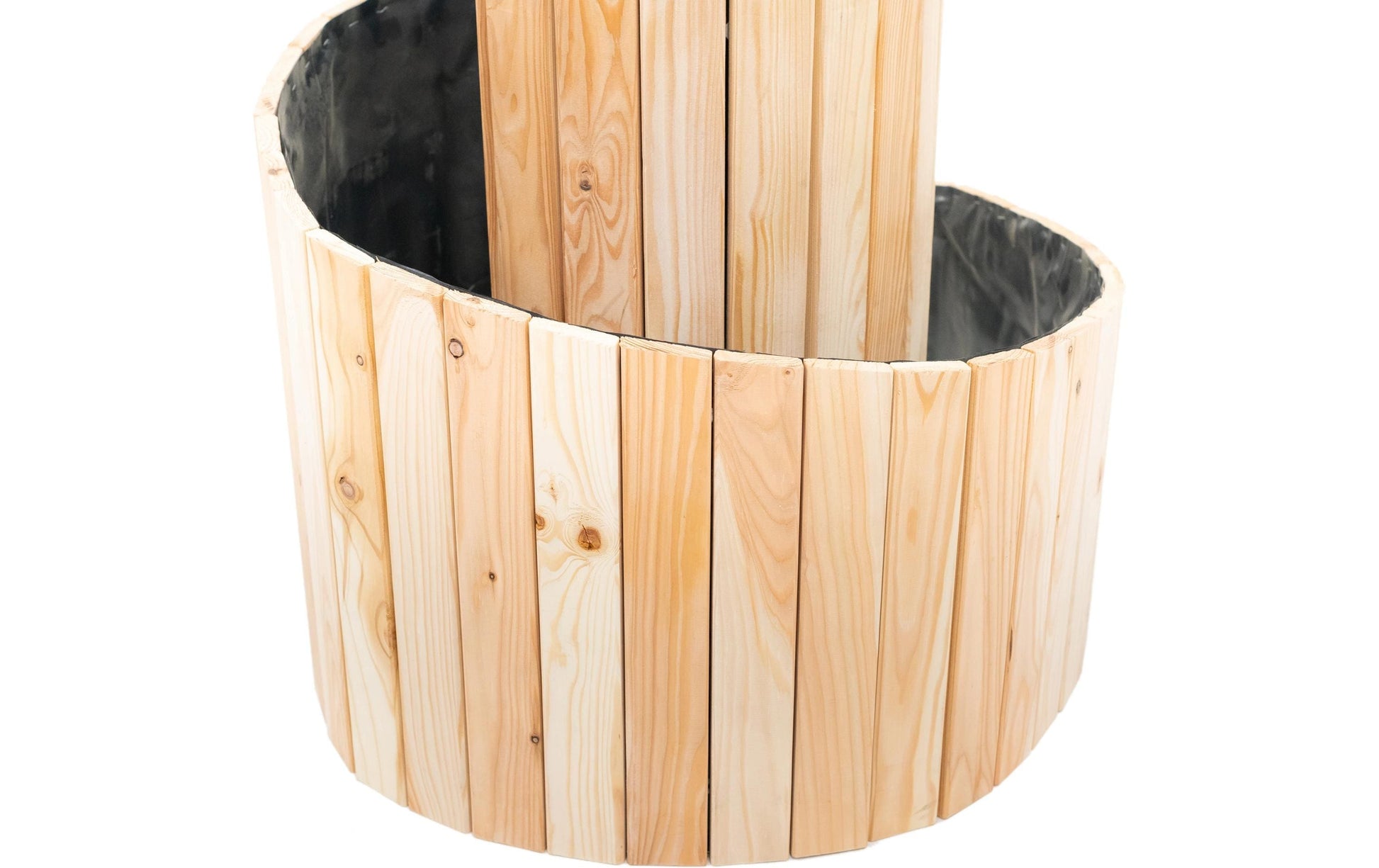 Westmann Kräuterspirale Luise – 55 × 77 × 55 cm – Lärche, für Balkon, Garten & Terrasse