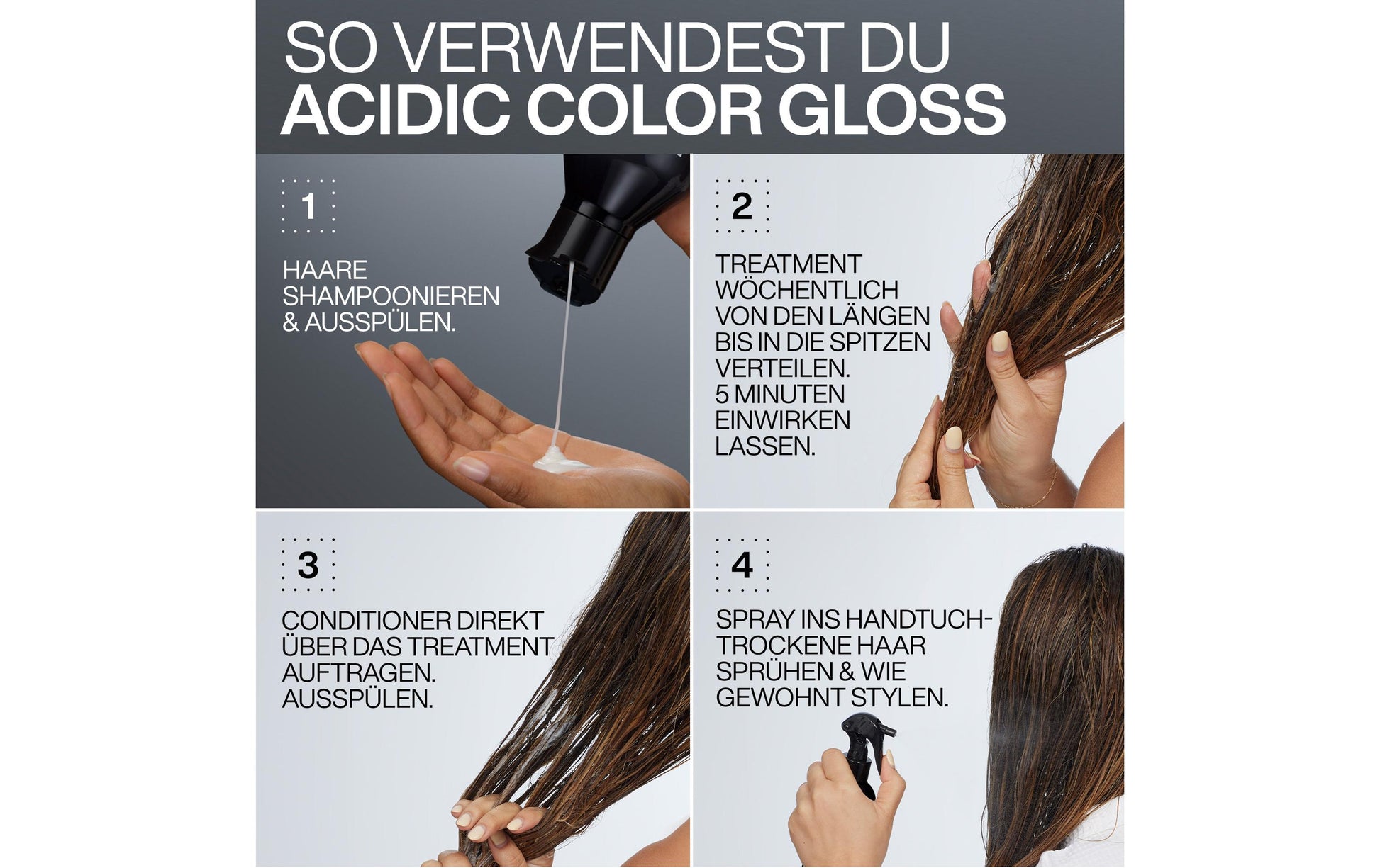 Redken Shampoo Acidic Color Gloss – Farbschutz, Glanz – 500 ml