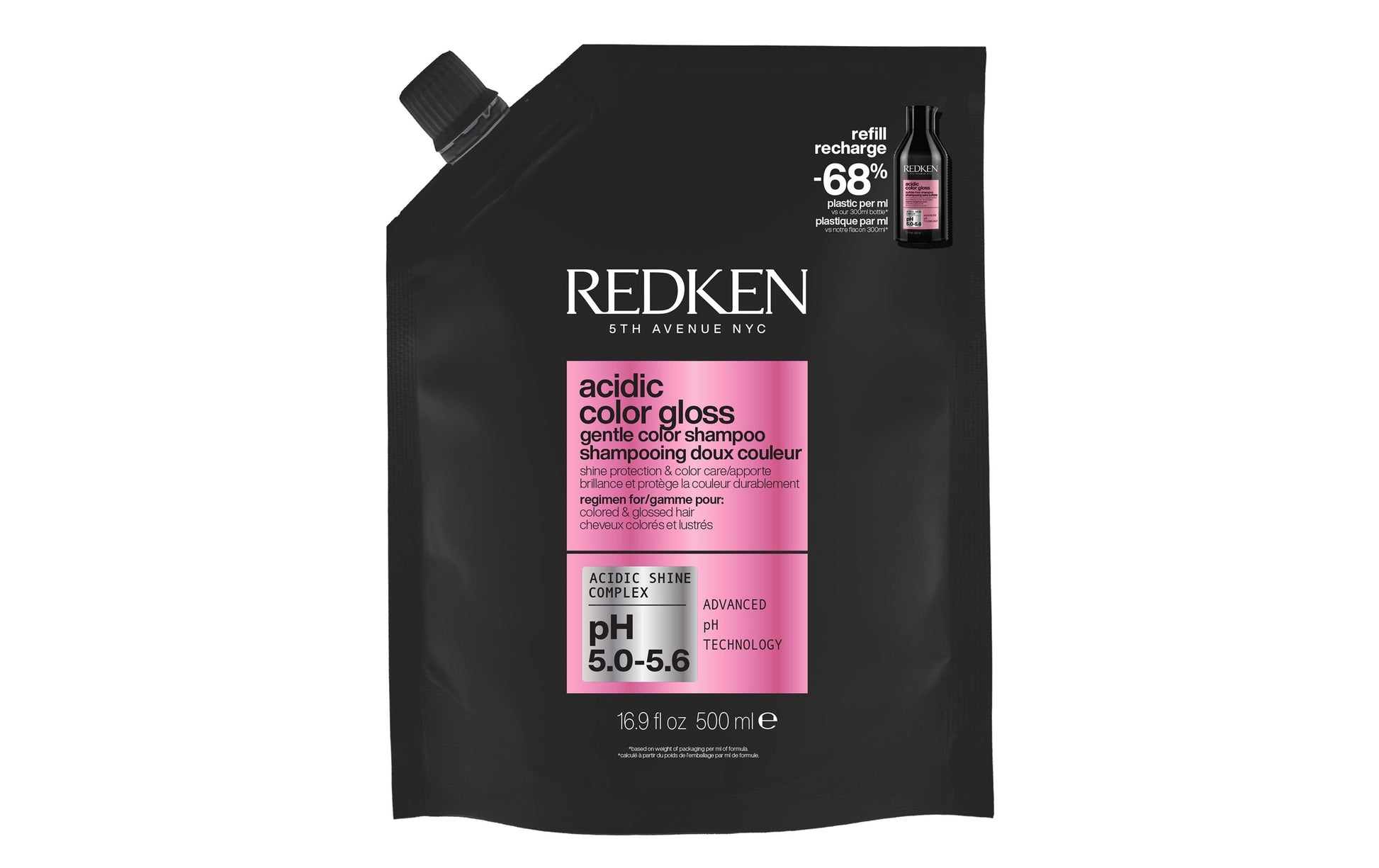 Redken Haarshampoo Acidic Color Gloss – Farbschutz, Glanz – 500 ml