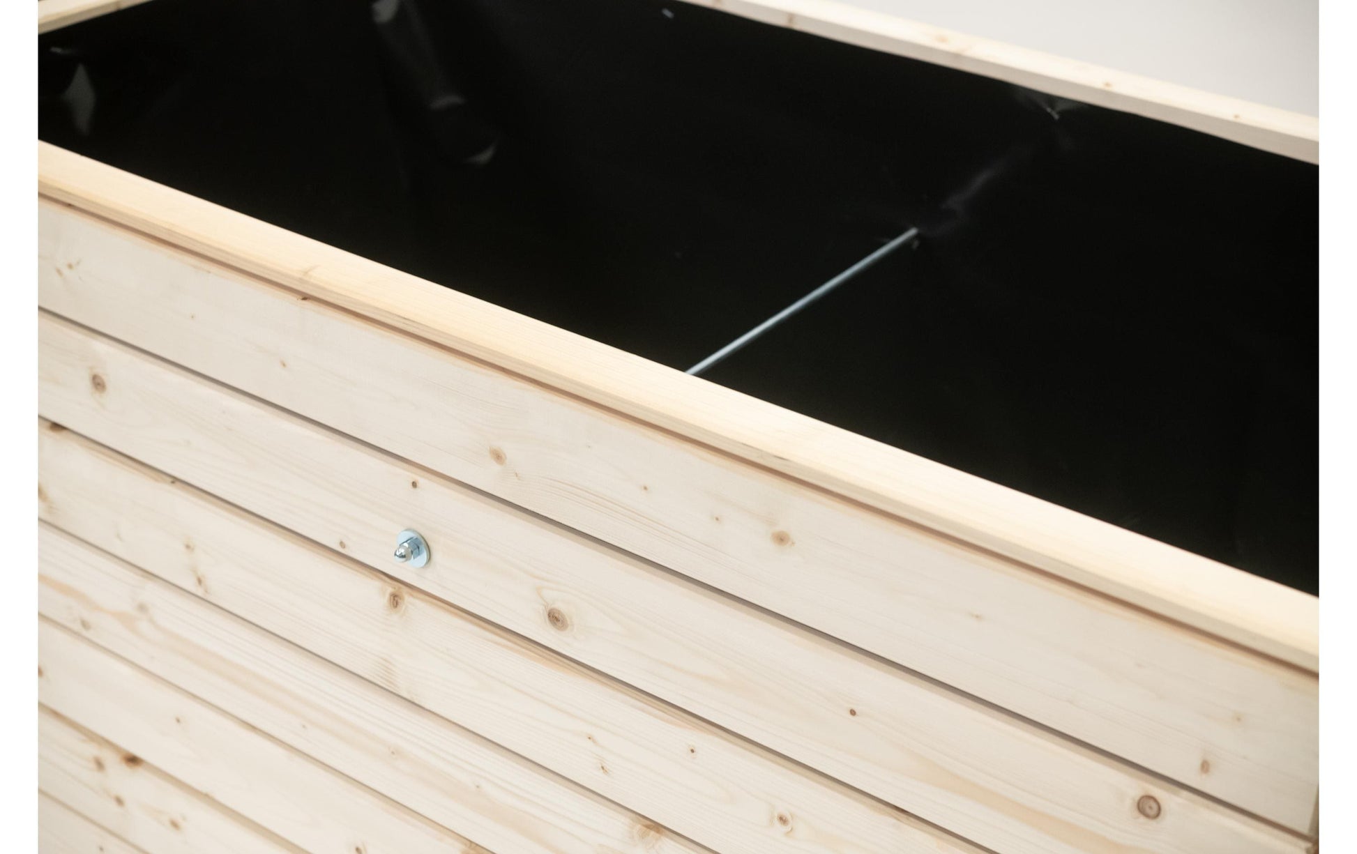 Westmann Asket L Hochbeet – 70 × 130 × 90 cm – Fichte, braun – für Aussen