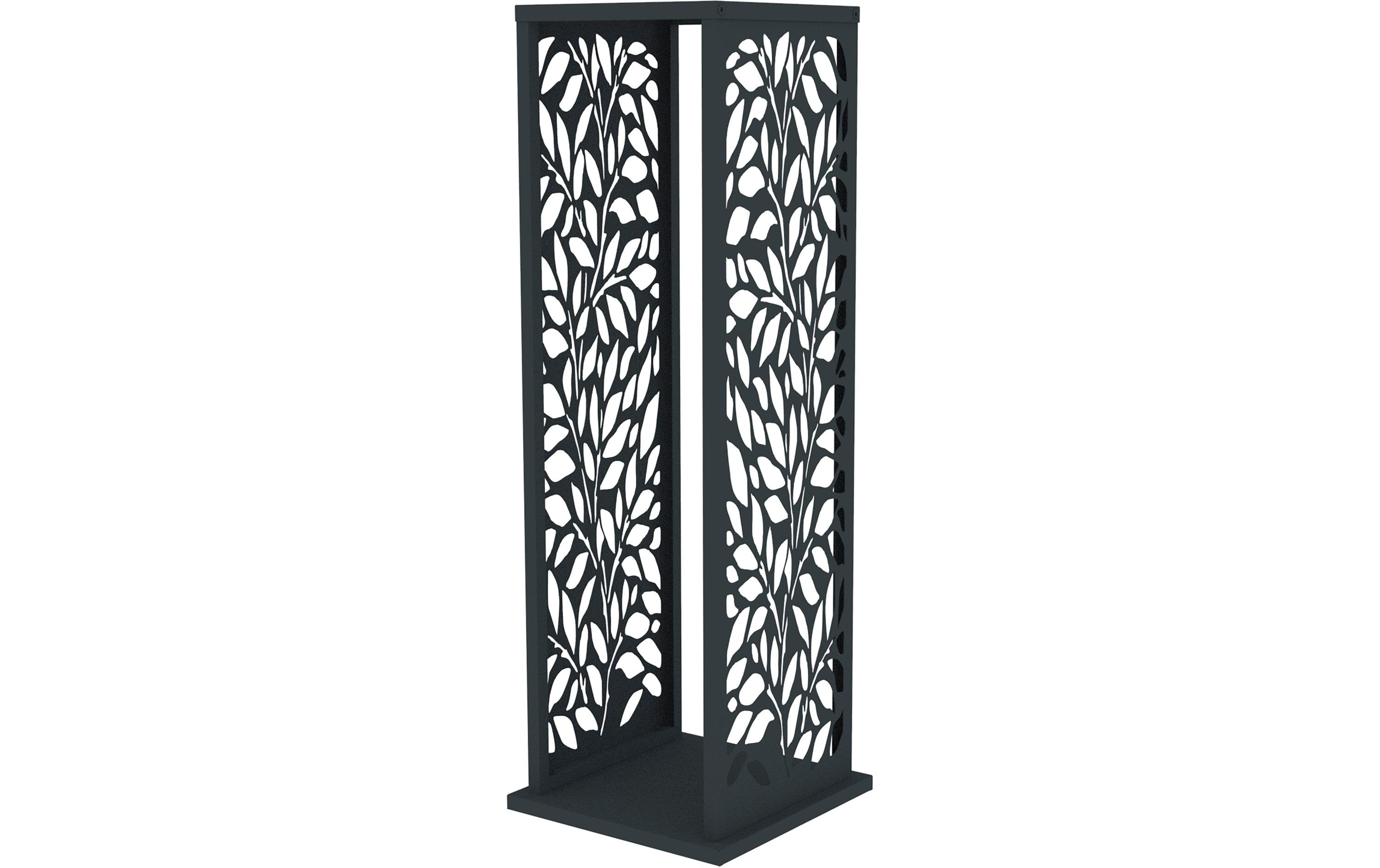 Westmann Luma Flow Kaminholzregal – Stahl – Anthrazit – 375 × 1120 × 375 mm