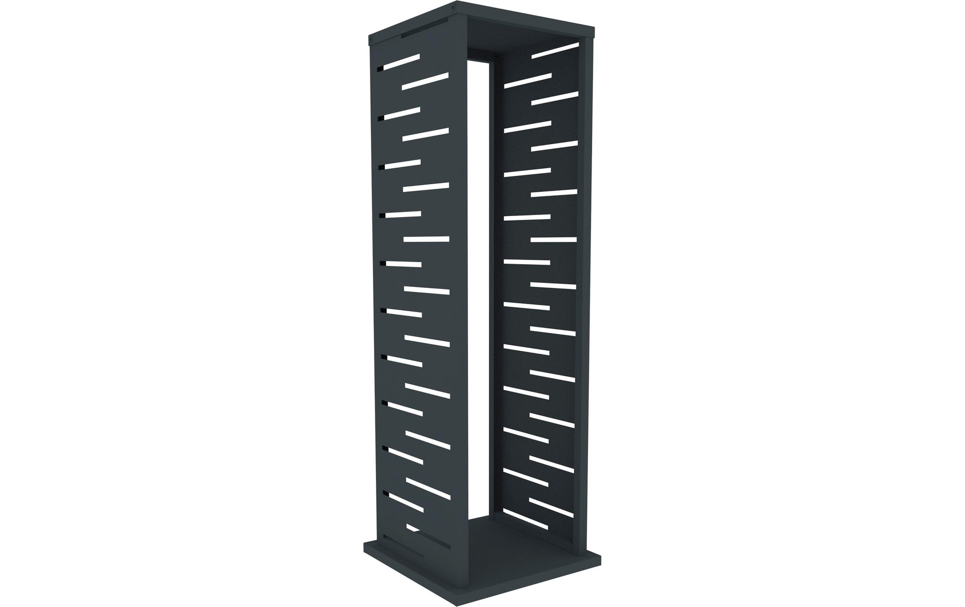 Westmann Luma Grid Kaminholzregal – Stahl – Anthrazit – 380 × 1120 × 380 mm