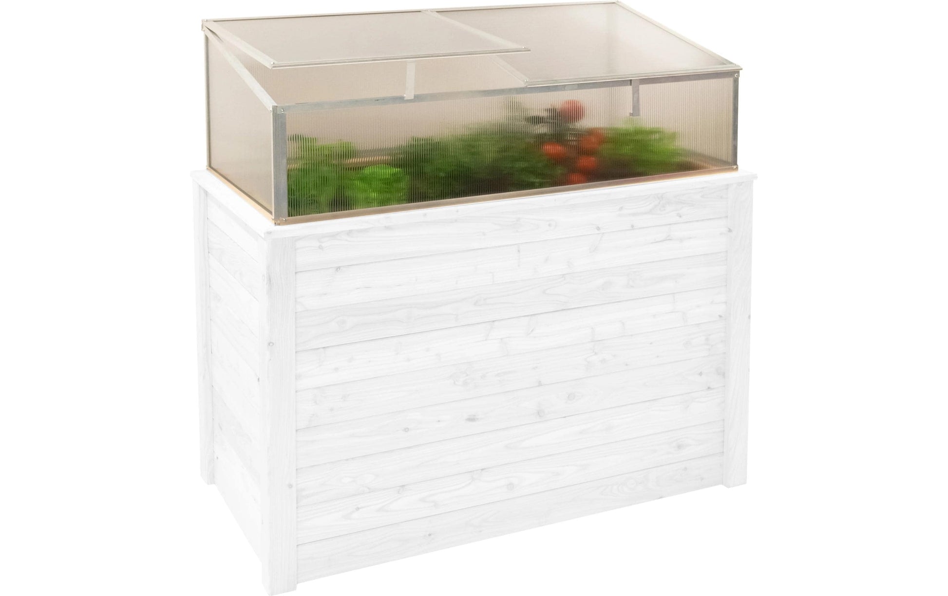 Westmann Genus 130 Frühbeetaufsatz – 62 × 125 × 41 cm