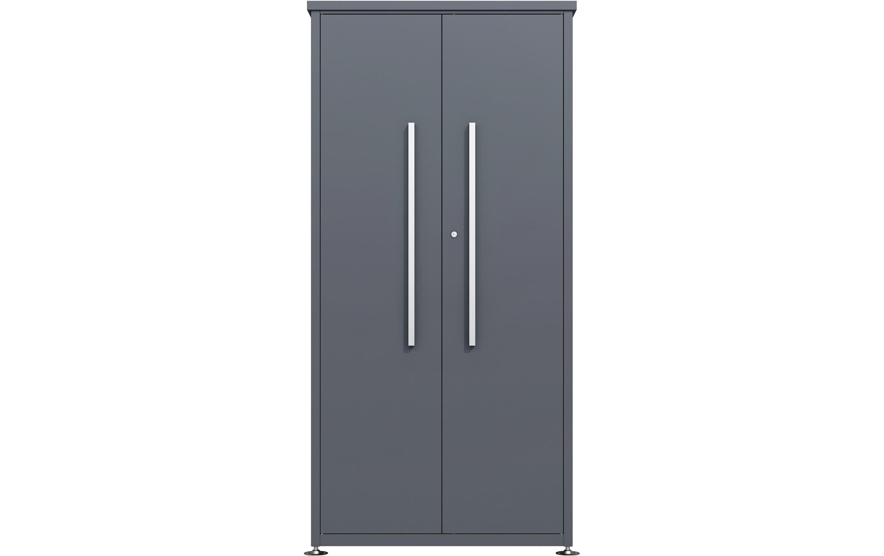 Westmann Capsa – Gartenschrank, 3 Tablare, 900 × 650 × 1870 mm, Anthrazit, Stahl