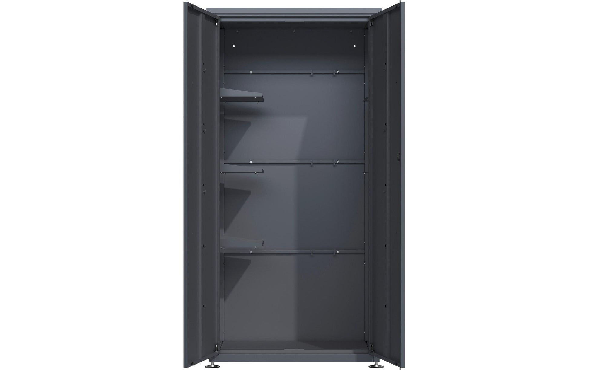 Westmann Capsa – Gartenschrank, 3 Tablare, 900 × 650 × 1870 mm, Anthrazit, Stahl