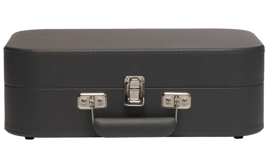 Denver VPL-130DGR – Plattenspieler (Riemenantrieb, halbautomatisch), Phono-Vorverstärker, 33⅓/45/78 U/min – Grau