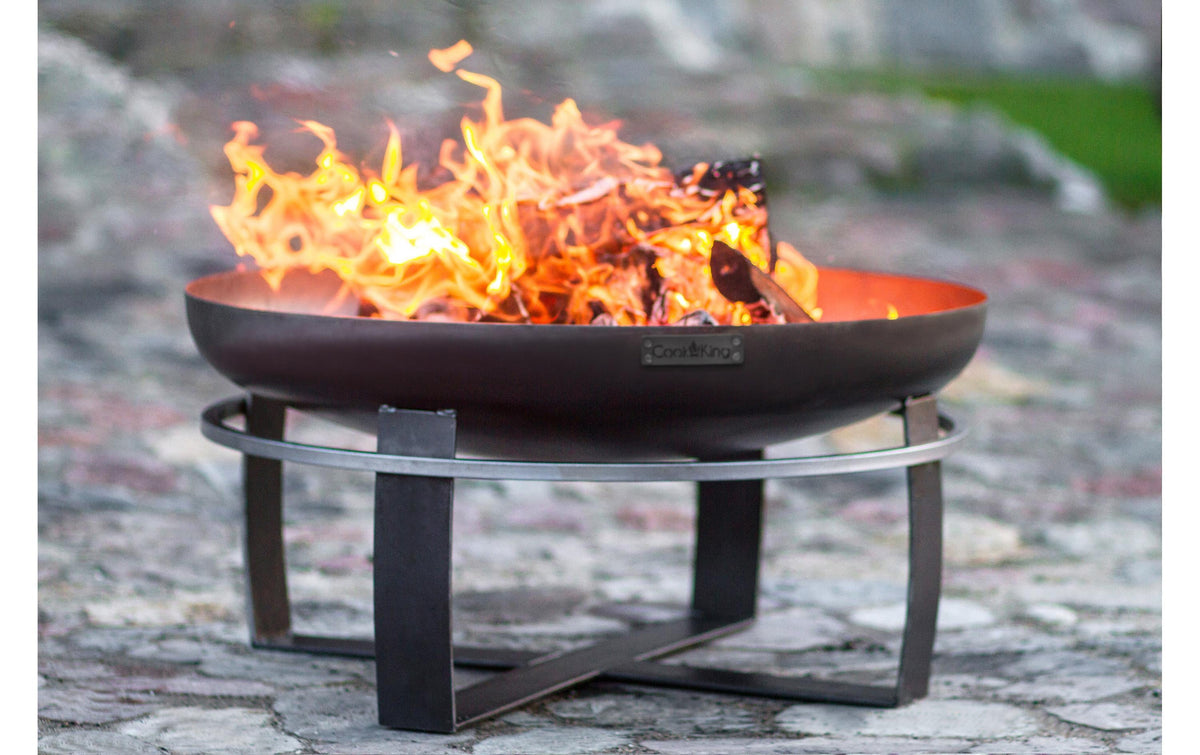 Cook king CookKing Feuerschale – Ø 60 × 36 cm – Stahl, schwarz