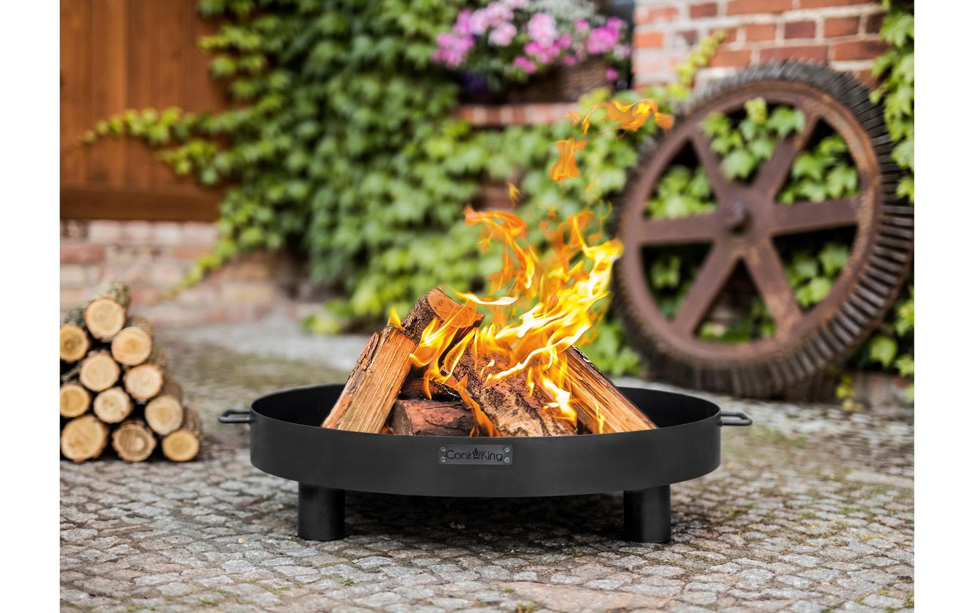 Cook king CookKing Tunis 60 Feuerschale – Ø 60 × 20 cm – Stahl